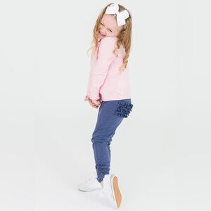 Ruffle Butts| Ruffle Denim Legging​​